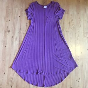 Super Soft Ribbed Purple Carly